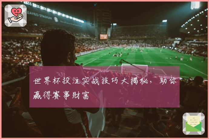世界杯投注实战技巧大揭秘，助你赢得赛事财富